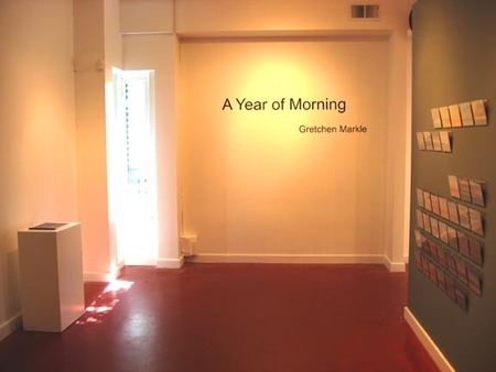 Title wall, Campbell River Art Gallery